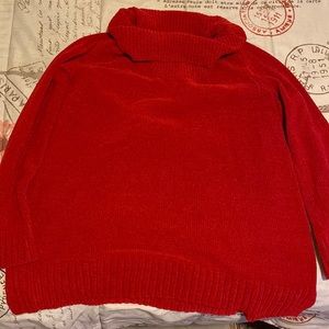Red Turtle neck sweater